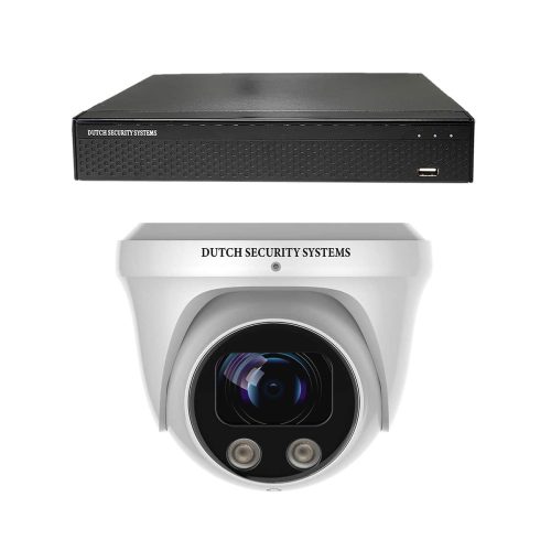 Beveiligingscamera set - 1x PRO Dome camera - QHD 2K - Sony - Wit