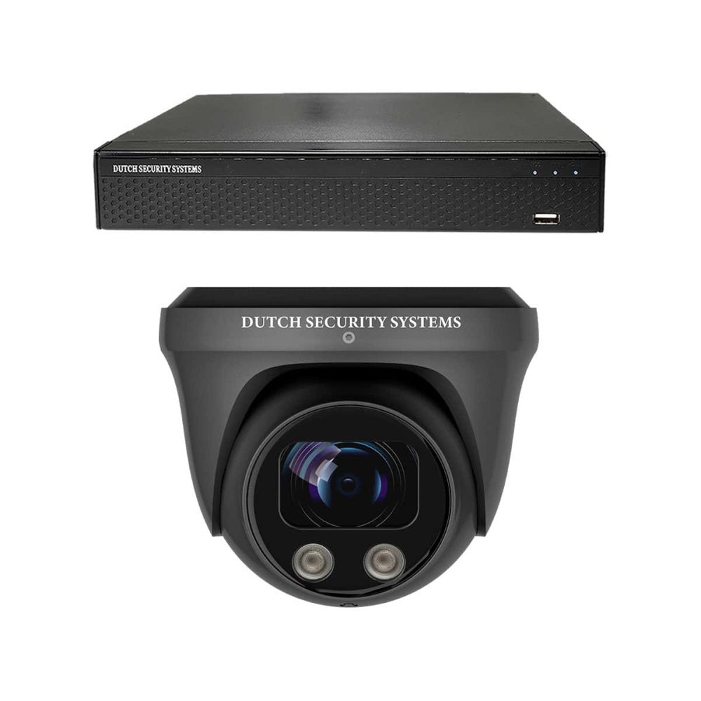 Beveiligingscamera set - 1x PRO Dome camera - QHD 2K - Sony - Zwart